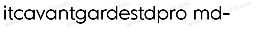 itcavantgardestdpro md字体转换